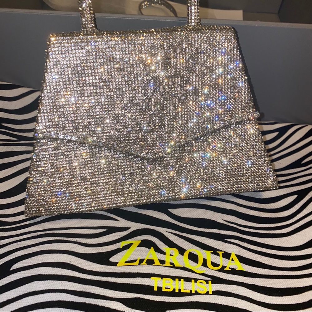 Nina Zarqua Margo Bag Sparkling Brand New